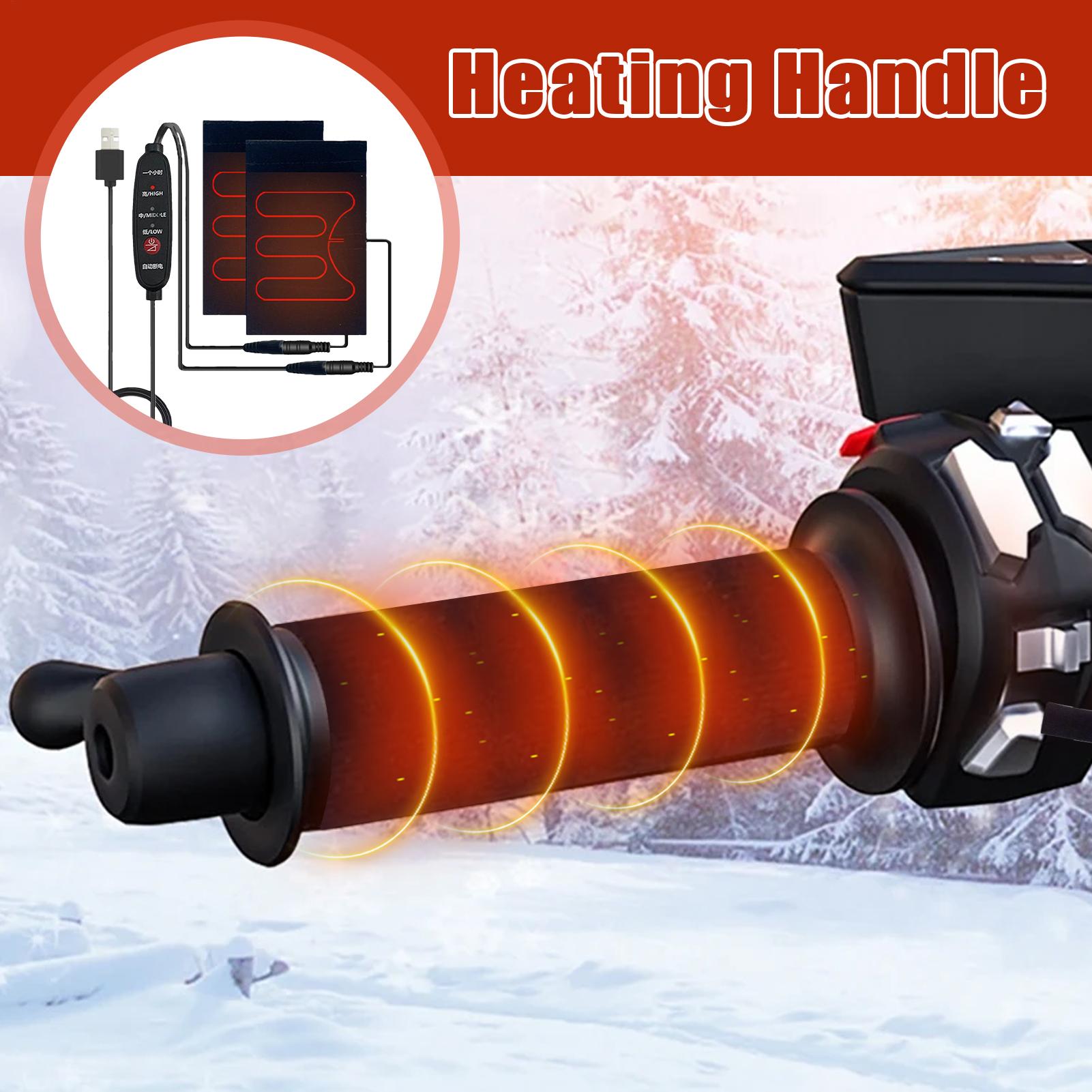 5V Heated Motorcycle Grips USB - Handlebar Grip Heated review and price