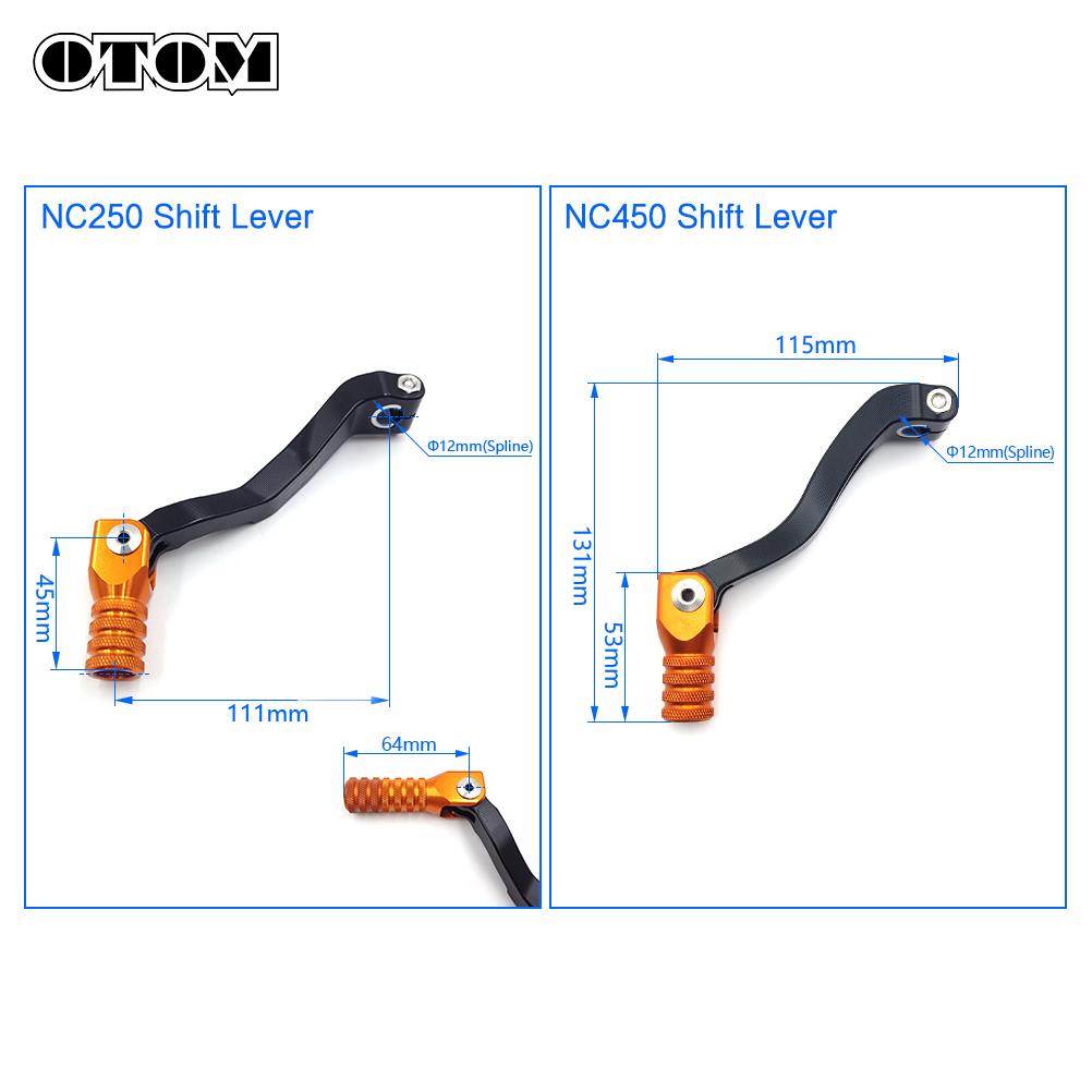 OTOM Folding Aluminum Gear Shi - Motorcycle Gear Lever Extender review and price
