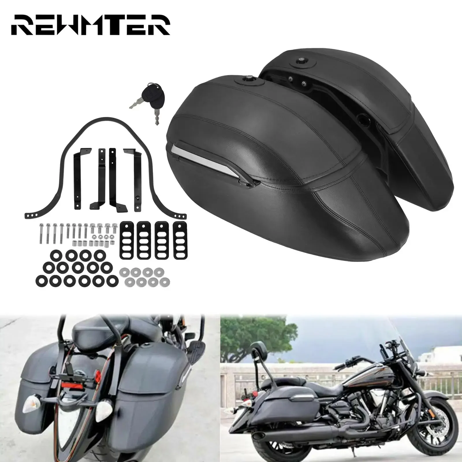 Motorcycle Hard Bags Saddlebag - Motorcycle Gear Backpack review and price