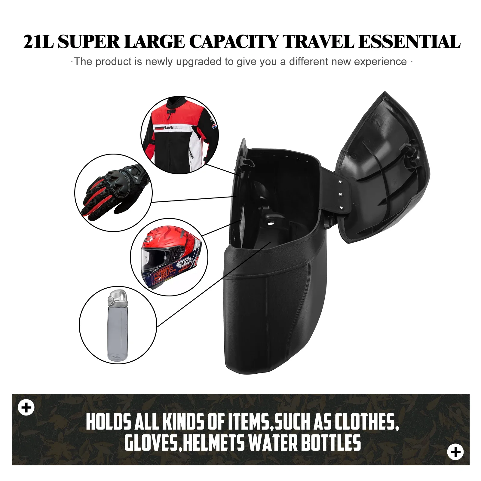 Motorcycle Hard Bags Saddlebag - Motorcycle Gear Backpack review and price