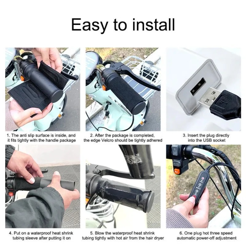 Motorcycle Heated Grips Cover  - Handlebar Grip Heated review and price