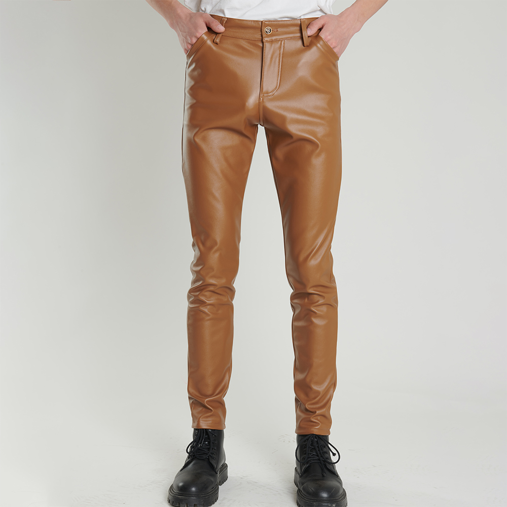 Men's Leather Pants Skinny Fit - Motorcycle Gear Mens review and price