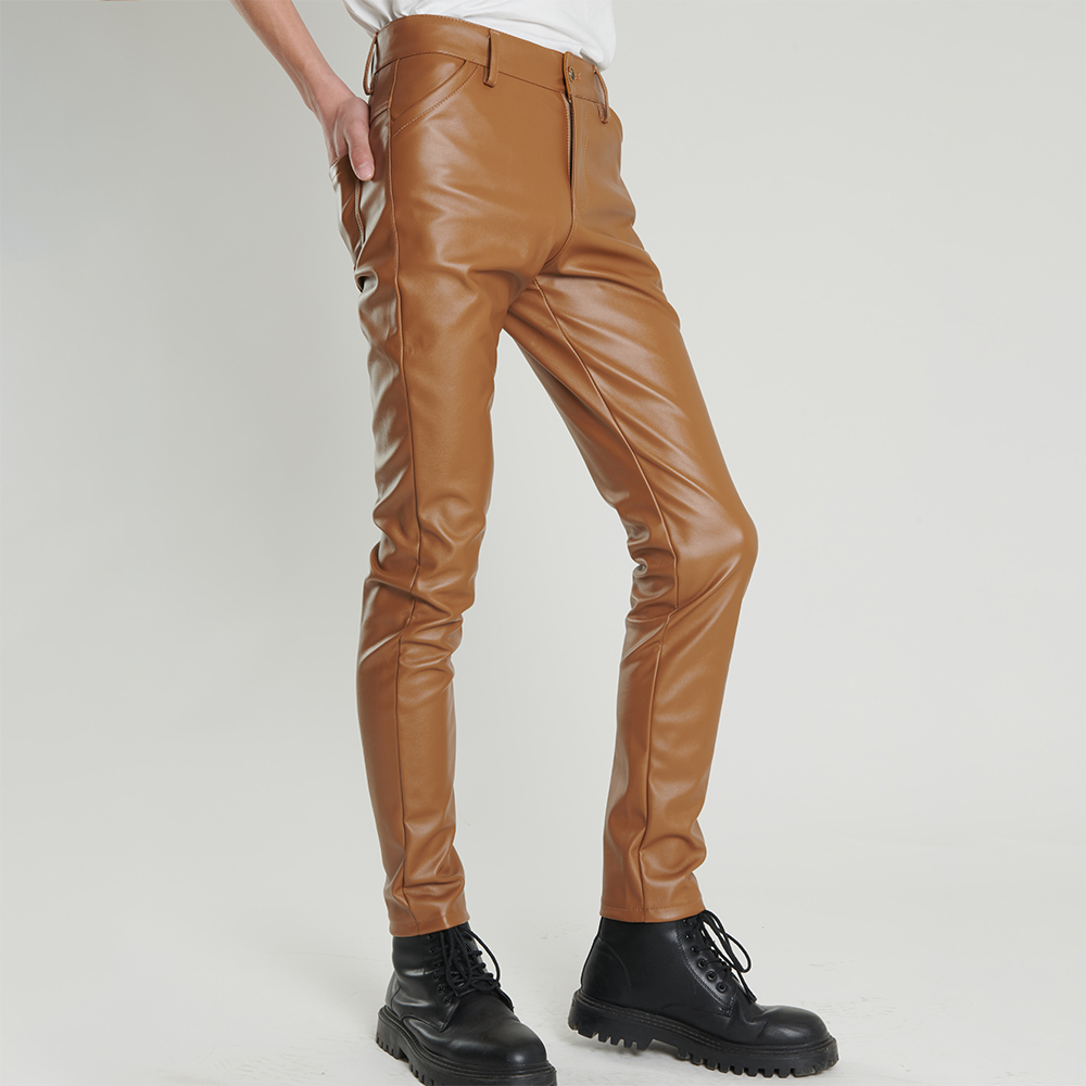 Men's Leather Pants Skinny Fit - Motorcycle Gear Mens review and price