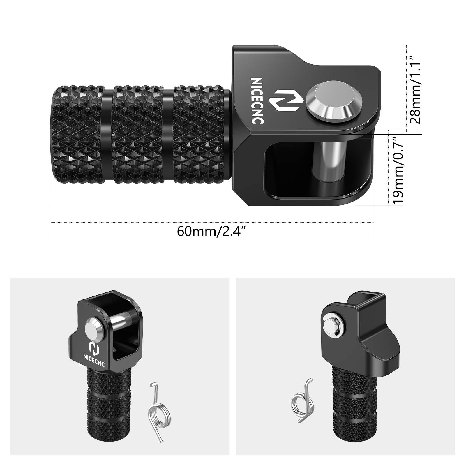 NICECNC Motorcycle Adjustable  - Motorcycle Gear Lever Extender review and price