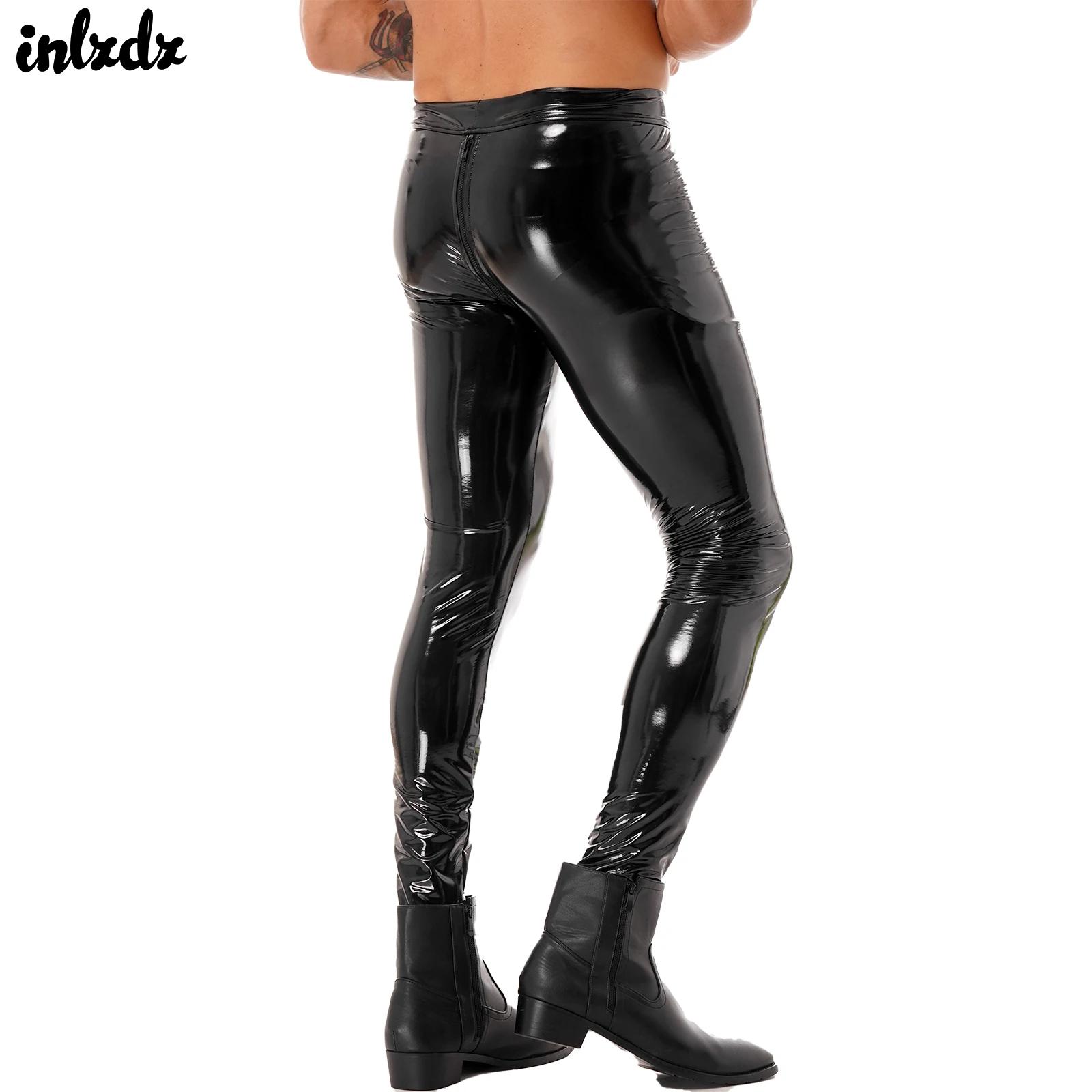 Mens Zipper Crotch Skinny Trou - Motorcycle Gear Mens review and price