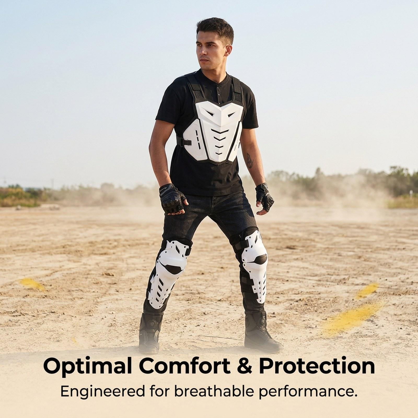 Ergonomic Chest Protector Knee - Motorcycle Gear Mens review and price