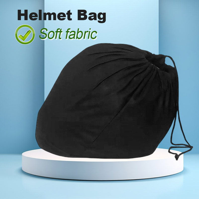 Soft Helmet Bag Plush Drawstri - Motorcycle Gear Backpack review and price